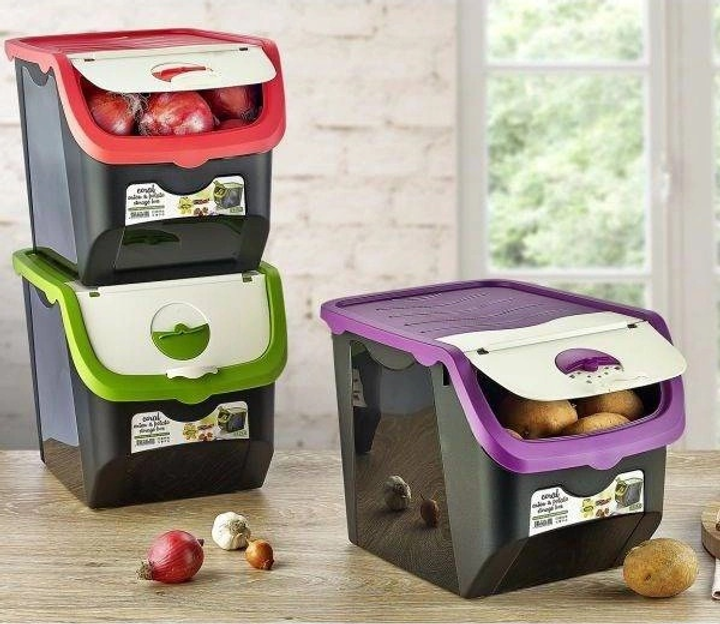 Контейнер для овочів та фруктів Orion з кришкою Білий 12 л (5907610283227) - зображення 2