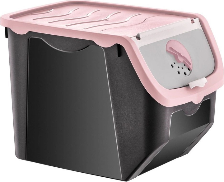 Pojemnik na warzywa i owoce Orion z pokrywą Różowy 12 l (5907610283258) - obraz 1