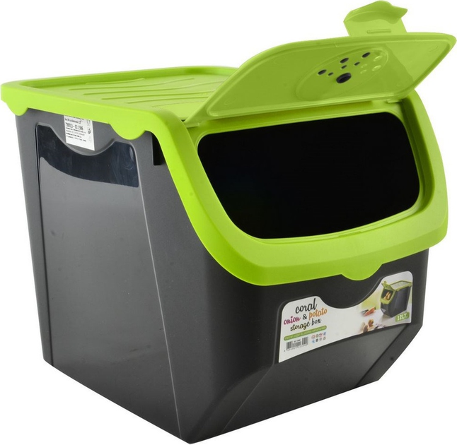 Pojemnik na warzywa i owoce Orion z pokrywą Zielony 12 l (5907610283241) - obraz 3