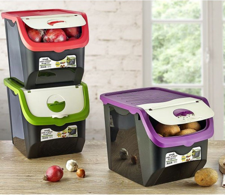 Pojemnik na warzywa i owoce Orion z pokrywą Zielony 12 l (5907610283241) - obraz 5