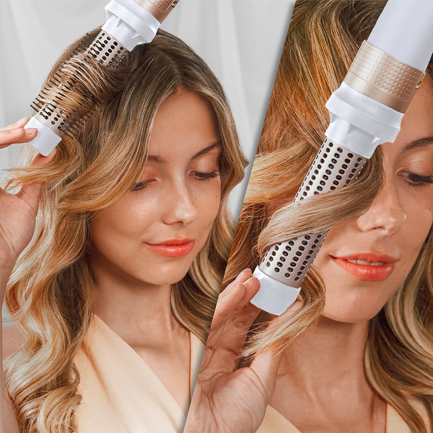 Suszarko-lokówka Cecotec CeramicCare 12in1 AirGlam Champagne (00249) - obraz 3