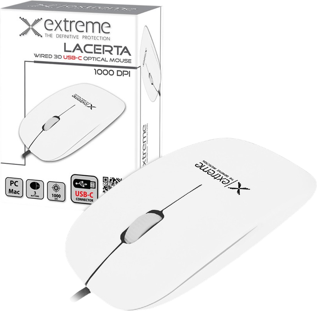 Миша Extreme Titanum Selene USB White (TM124W) - зображення 2