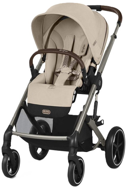 Wózek spacerowy sportowy Cybex Balios S Lux Almond Beige Gold 524001211 (4063846476350) - obraz 1