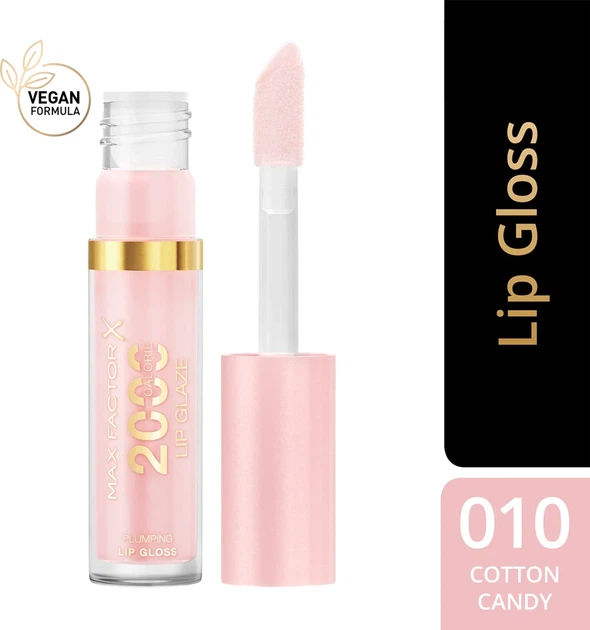 Max Factor 2000 Calorie Lip Glaze Блеск-глазурь для губ № 010 "Cotton Candy" - Фото 3 Max Factor 2000 Calorie Lip Glaze Блеск-глазурь для губ № 010 "Cotton Candy" - изображение 3