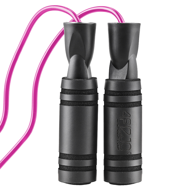 Скакалка с подшипниками 4FIZJO Basic Black/Pink (P-5907739313140) - изображение 2