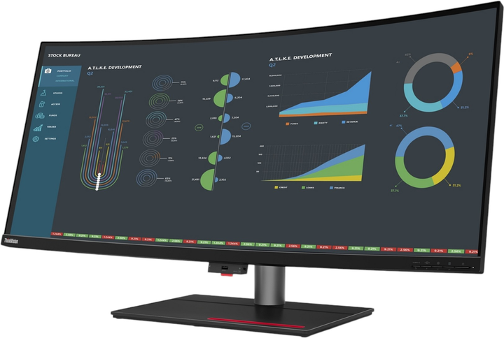 Monitor 39.7" Lenovo ThinkVision P40w-20 (62DDGAT6EU) - obraz 2