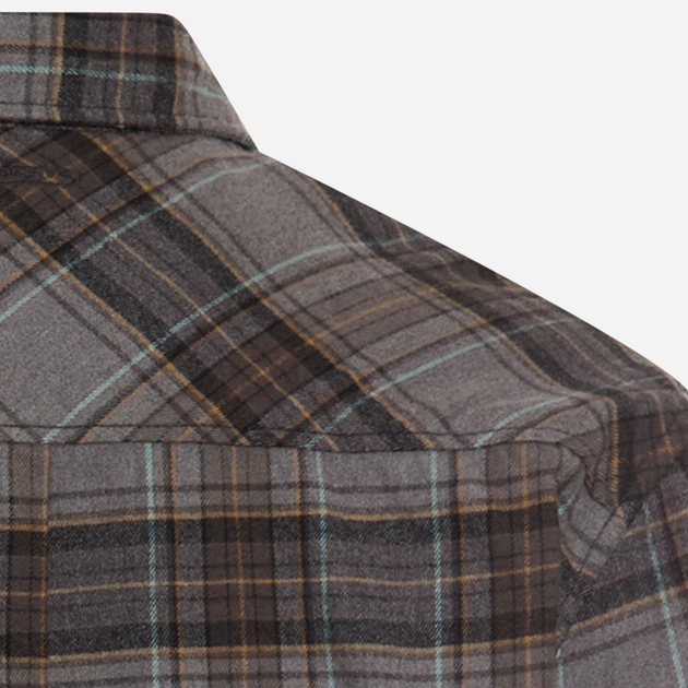 Рубашка хлопковая мужская Camel Active Longsleeve Shirt 409146-6S46-27 M Серый/Коричневый (4063366131364) - изображение 3