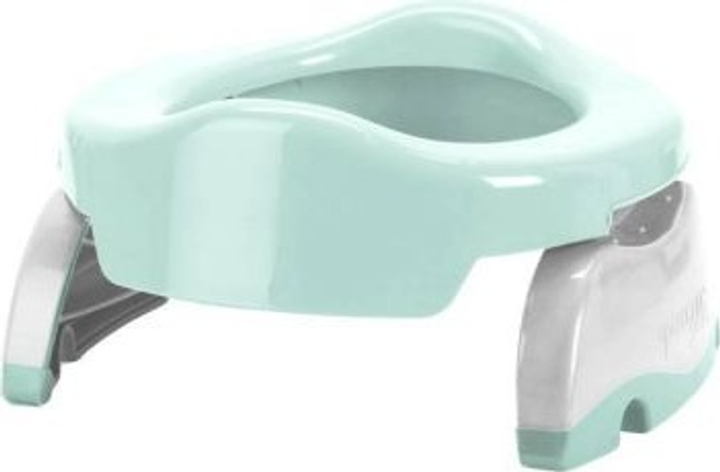 Nakładka na WC i nocnik turystyczny Potette Plus miętowo-biały (88161004457) - obraz 2