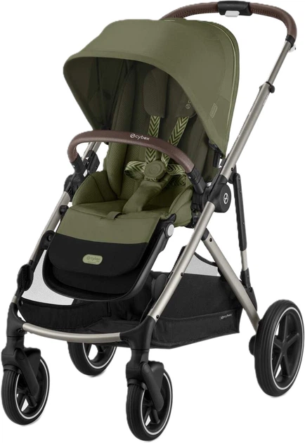 Wózek spacerowy Cybex Gazelle S Moss Green Gold 525000121 (4063846511303) - obraz 1