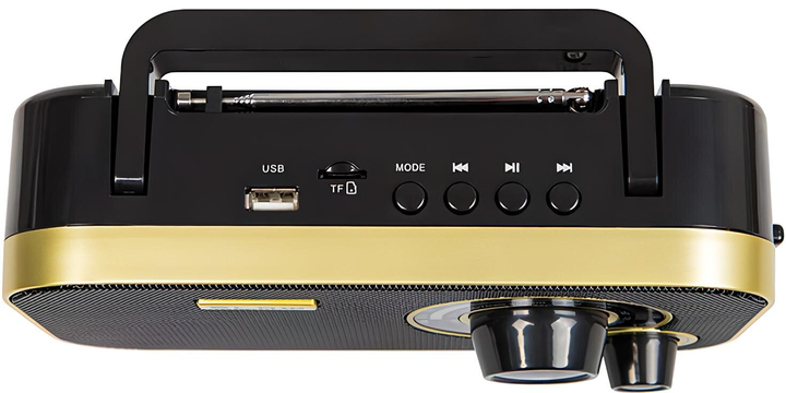 Radio przenośne analogowe Blow AM/FM RA12 Black/Gold (5900804145660) - obraz 2