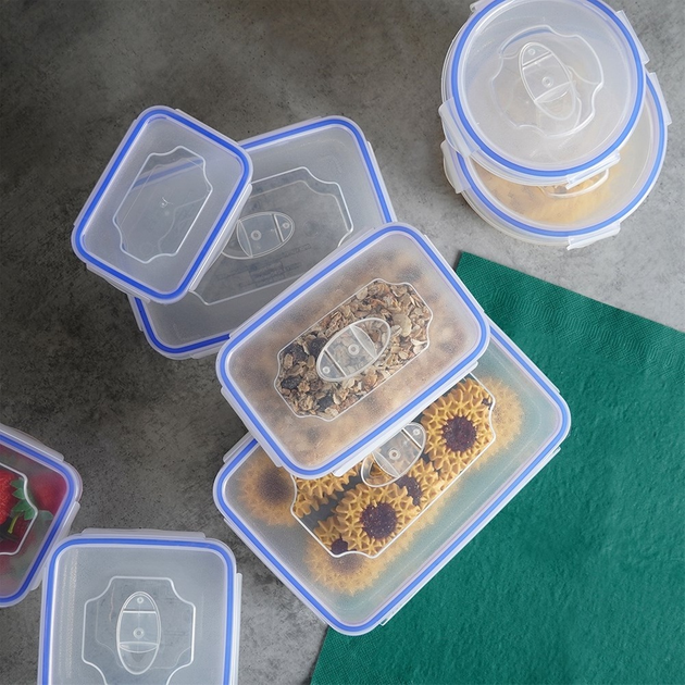 Набір контейнерів для їжі Vilde з кришками та ущільнювачами 8 шт (8711252872162) - зображення 6