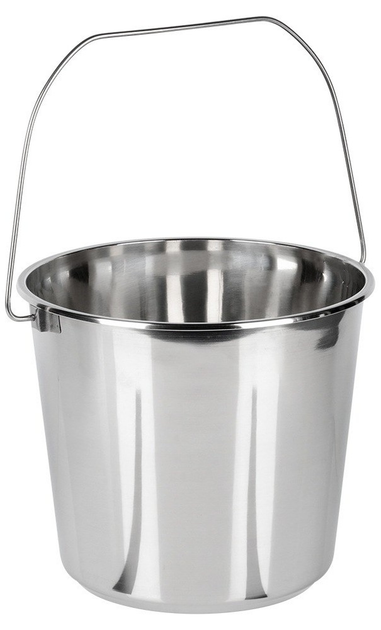 Відро харчове Orion сталеве Сріблясте 12 л (8595116788222) - зображення 1