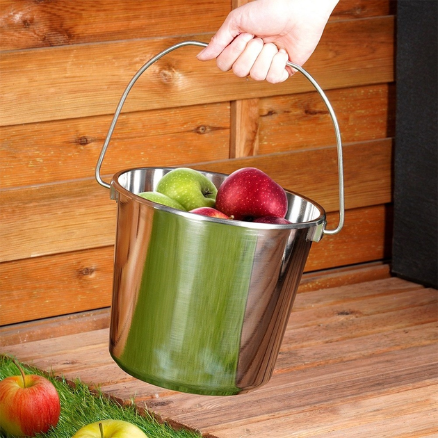 Відро харчове Orion сталеве Сріблясте 5 л (8592381130299) - зображення 7