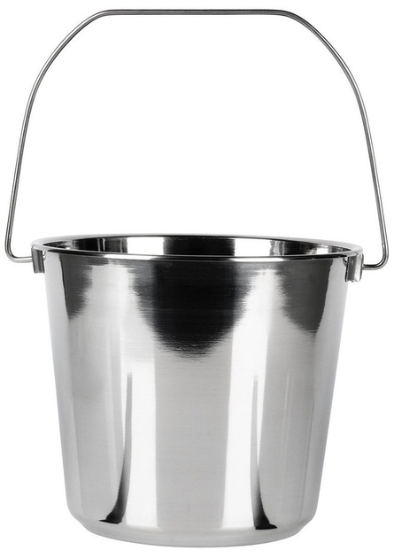 Відро харчове Orion сталеве Сріблясте 8 л (8595116788215) - зображення 1