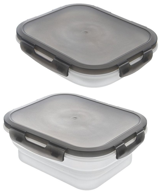 Контейнер для їжі Orion силіконовий з кришкою 1 л (8592381177836) - зображення 3