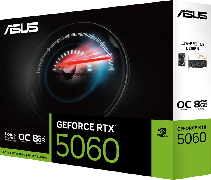 Karta graficzna ASUS PCI-Ex GeForce RTX 5060 LP BRK OC 8GB GDDR7 (128bit) (2580/28000) (2 x HDMI, 1 x DisplayPort) (RTX5060-O8G-LP-BRK) - obraz 9