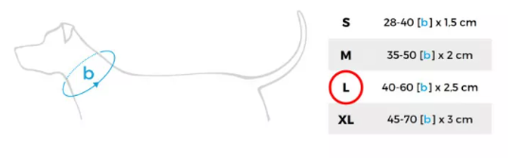 Obroża dla psa Comfy by AquaEl AMIPLAY regulowany L Czerwona (5907563223202) - obraz 3