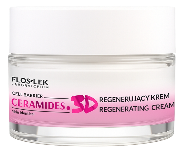 Крем для обличчя легкий Floslek Ceramides.3D регенеруючий 50 мл (5905043025742) - зображення 1