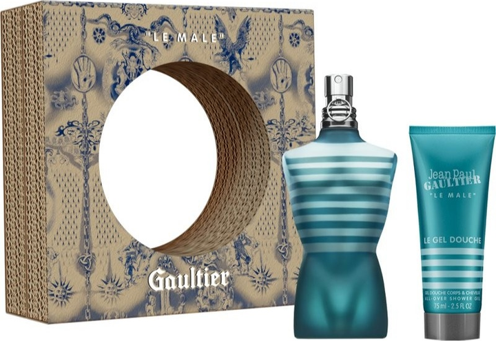 Zestaw męski Jean Paul Gaultier Le Male Woda toaletowa 125 ml + Żel pod prysznic 75 ml (8435415103268) - obraz 1