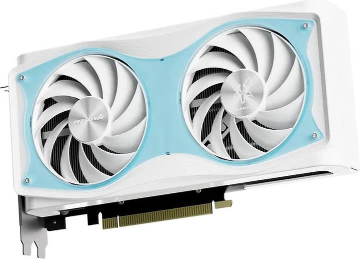 Відеокарта Manli PCI-Ex GeForce RTX 5060 Ti Polar Fox OC 16GB GDDR7 (128bit) (2602/28000) (HDMI, 3 x DisplayPort) (N772506TIM26491) - зображення 2