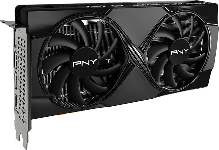 Karta graficzna PNY PCI-Ex GeForce RTX 5060 Ti VERTO OC Dual Fan 16GB GDDR7 (128bit) (2692/28000) (HDMI, 3 x DisplayPort) (VCG5060T16DFXPB1-O) - obraz 3