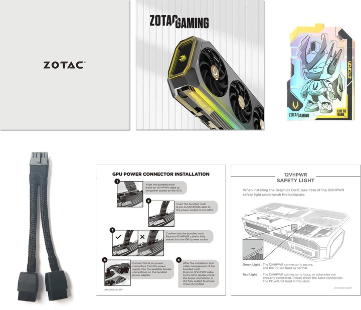 Karta graficzna Zotac PCI-Ex GeForce RTX 5070 Twin Edge OC White 12GB GDDR7 (192bit) (2542/28000) (HDMI, 3 x DisplayPort) (ZT-B50700Q-10P) - obraz 6