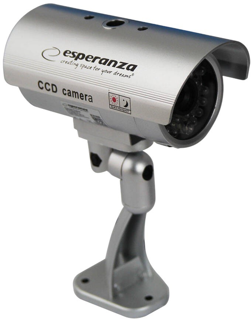 Atrapa kamery monitorującej Esperanza Spectre Srebrna (5901299960875) - obraz 2