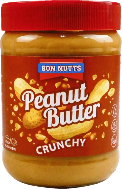 Арахисовая паста Bon Nutts Хрустящая 500 г (3770015887770) - Фото 1 Арахисовая паста Bon Nutts Хрустящая 500 г (3770015887770) - изображение 1