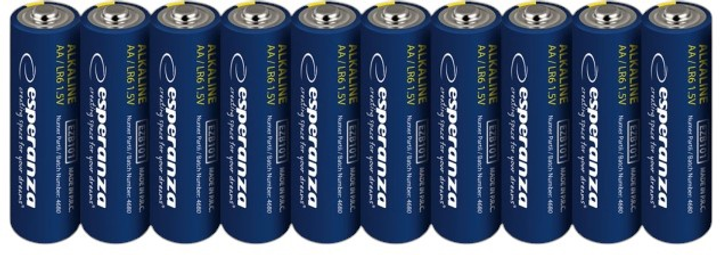 Baterie alkaliczne Esperanza AA 10 szt (5901299959800) - obraz 1