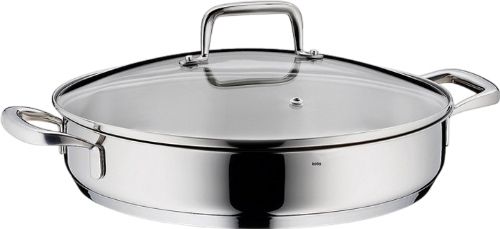 Patelnia Kela Flavoria z pokrywką i dwoma uchwytami 28 cm (4025457101861) - obraz 1