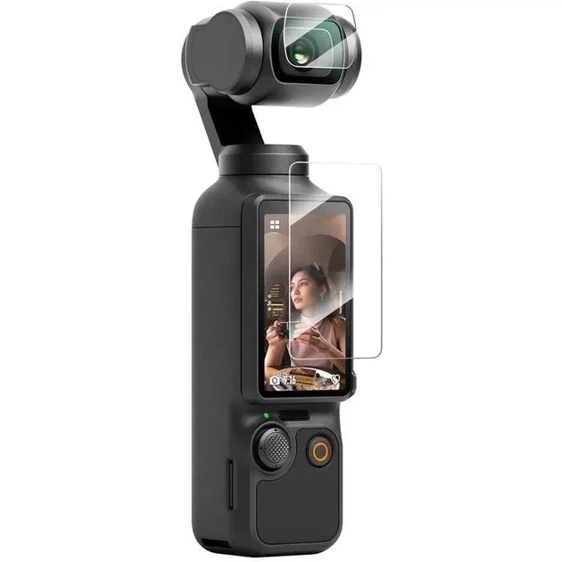 Защитное стекло для DJI OSMO POCKET 3 на дисплей и объектив от TELESIN код S6-FLM-01-TDJ (126) - Фото 5 Защитное стекло для DJI OSMO POCKET 3 на дисплей и объектив от TELESIN код S6-FLM-01-TDJ (126) - изображение 5