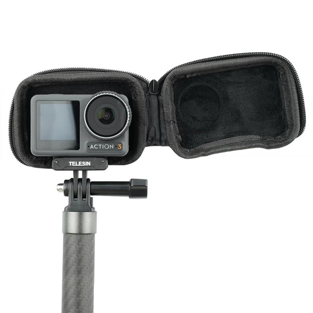 Кейс, чехол, футляр TELESIN экшн-камеры DJI Osmo Action 3/4/5 Pro код OA-BAG-002 (145) - Фото 6 Кейс, чехол, футляр TELESIN экшн-камеры DJI Osmo Action 3/4/5 Pro код OA-BAG-002 (145) - изображение 6