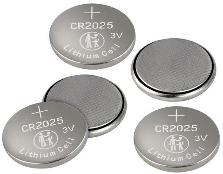 Baterie litowe Esperanza CR2025 5 szt (5901299957998) - obraz 1