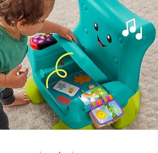 Інтерактивна іграшка Fisher-Price Laugh and Learn Розумне крісло HYR89 (194735254675) - зображення 4