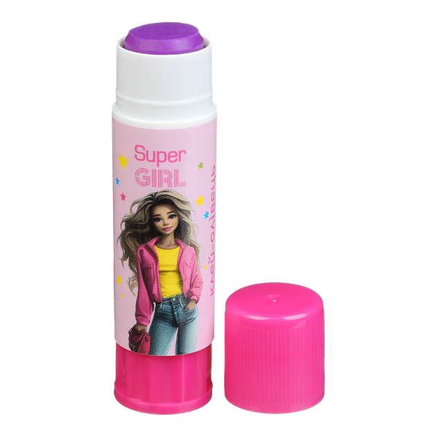 Клей-карандаш Super Girl, 9гр, PVP, 24шт - изображение 5