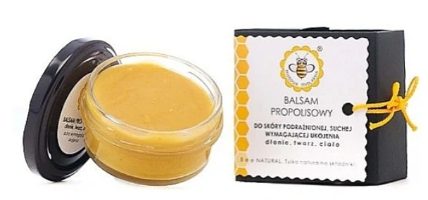 Бальзам для тіла Miodowa Mydlarnia прополісний 40 г (5903636961729) - зображення 1