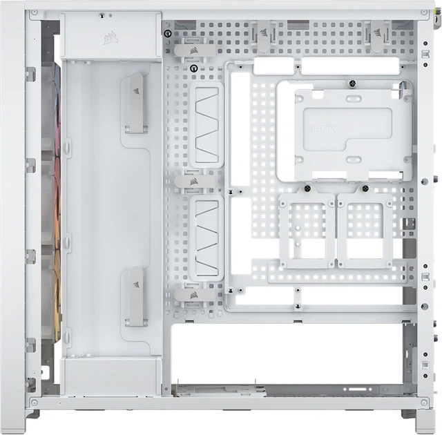 Корпус Corsair Frame 5000D RS ARGB Mid-Tower White (CC-9011310-WW) - зображення 6
