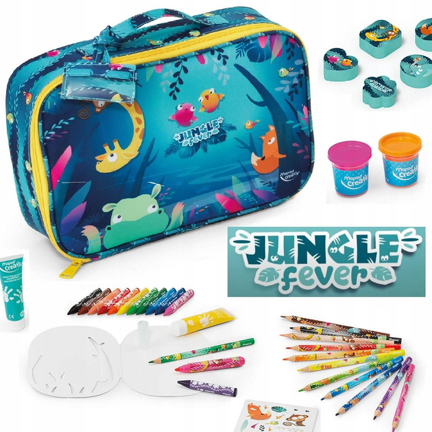Валіза з аксесуарами для творчості Maped Creativ Jungle Fever (3154149070596) - зображення 1