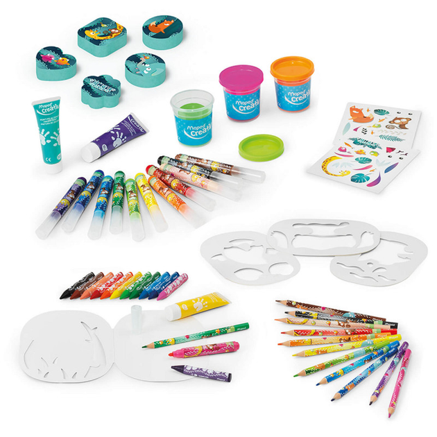 Валіза з аксесуарами для творчості Maped Creativ Jungle Fever (3154149070596) - зображення 3