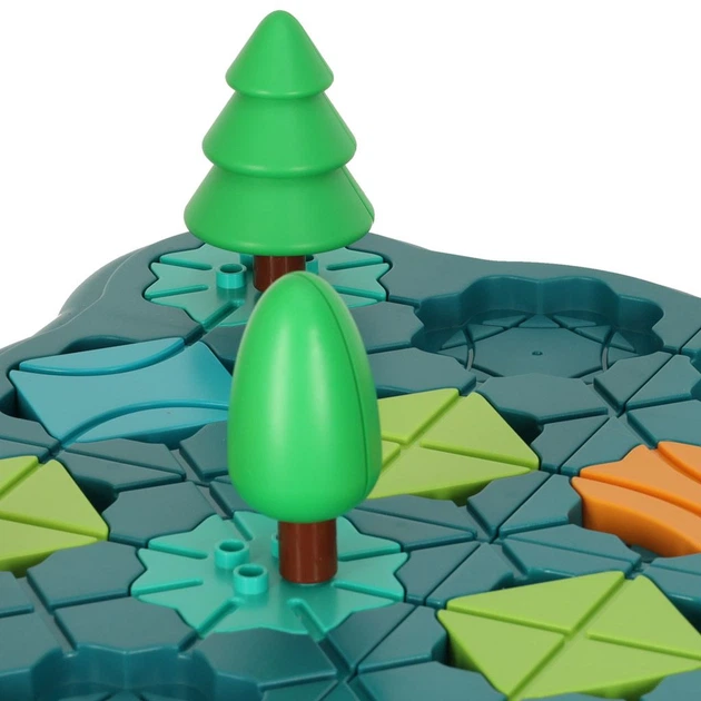 Gra planszowa KIK Labirynt tor przeszkód zakręty 56 elementów (5903039764484) - obraz 7