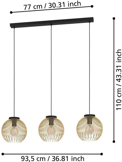 Lampa wisząca Eglo Venezuela - obraz 3