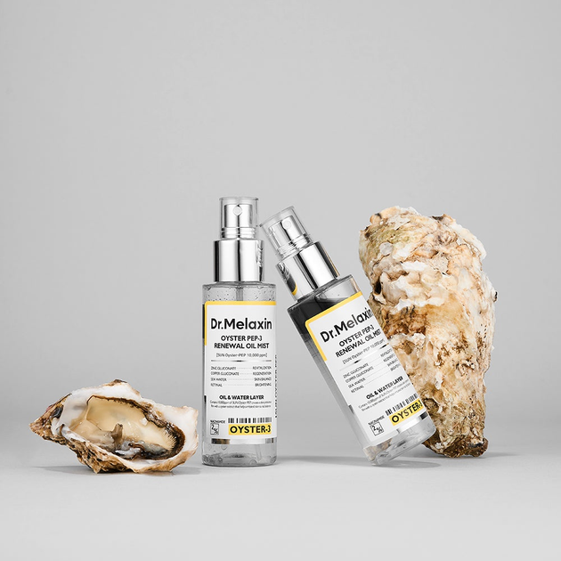 Spray do twarzy Dr.Melaxin Oyster Pep-3 Renewal Oil nawilżający 100 ml (8809886481482) - obraz 3