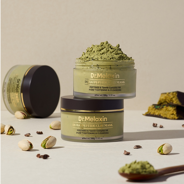 Маска для обличчя Dr.Melaxin Dubai Peptide Clay очищаюча 100 г (8809886482571) - зображення 6