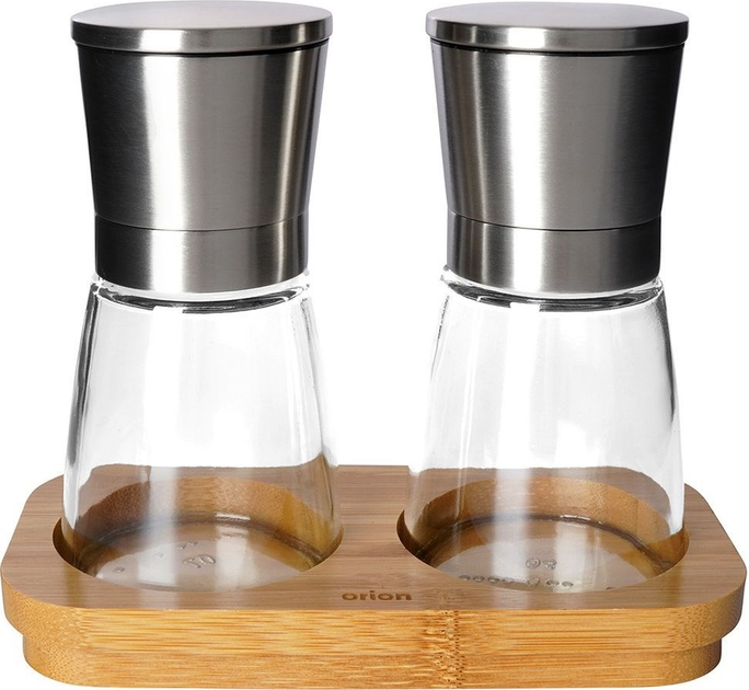 Набір млинів Orion на підстаці прозорі 14.5 см 3 елементи (8592381179625) - зображення 2