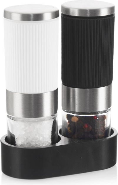 Набір млинів Orion з підставкою чорно-білий 3 елементи (8592381186951) - зображення 3