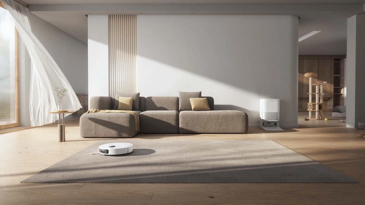 Робот-пилосос з вологим прибиранням Dreame L40 Ultra AE White (RLL77SE) - изображение 7