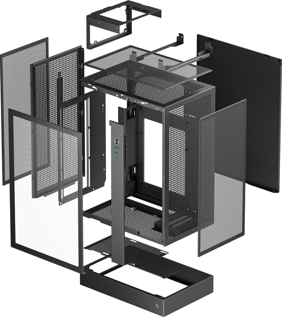 Obudowa DeepCool CH170 Plus Black (R-CH170-BKNGM0-G) - obraz 10