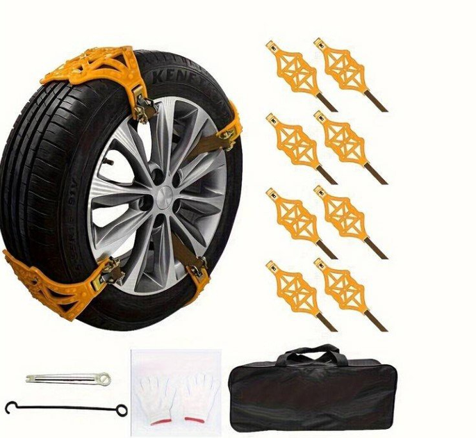 Ланцюги проти ковзання для коліс KIK KX3358 8 елементів (5903039757851) - зображення 4