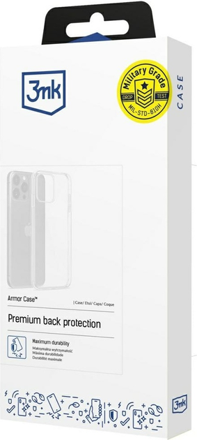Etui plecki 3MK Armor Case do Apple iPhone 17 Pro Transparent (5903108664820) - obraz 6
