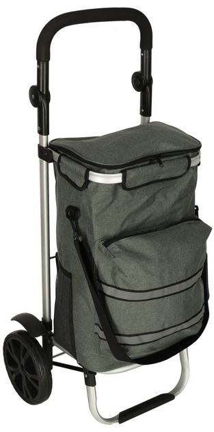 Сумка-візок для покупок Icon з рамою 40 л Сірий (5903039766099) - зображення 4